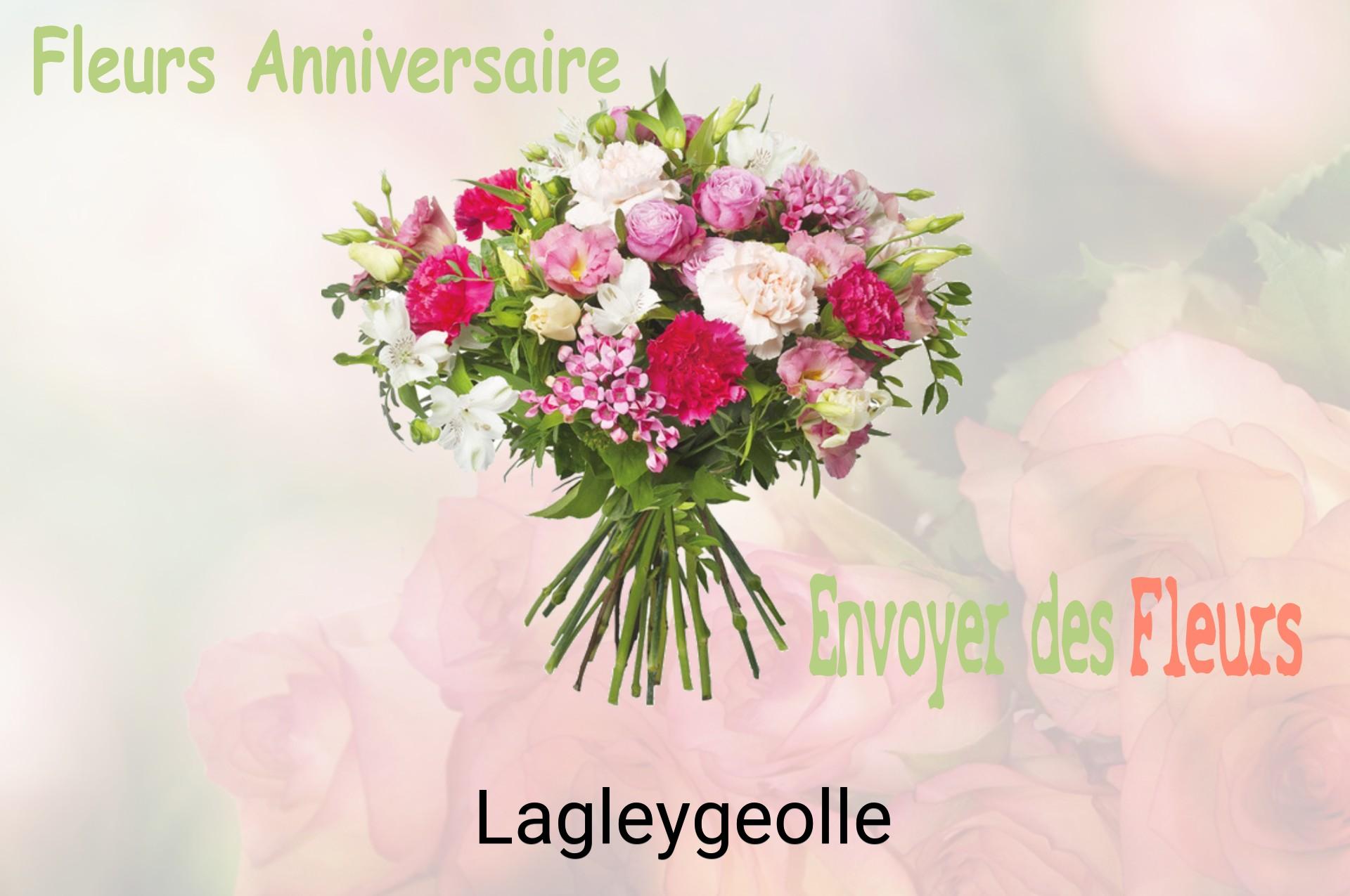 Bouquet de fleurs d’anniversaire livré à Lagleygeolle